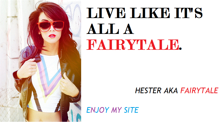 live like it's all a fairytale. - Home